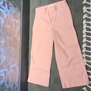 Wide leg crop pants!